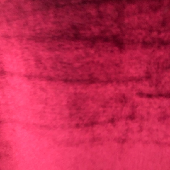 Maroon Velvet Dress - Picture 5 of 6